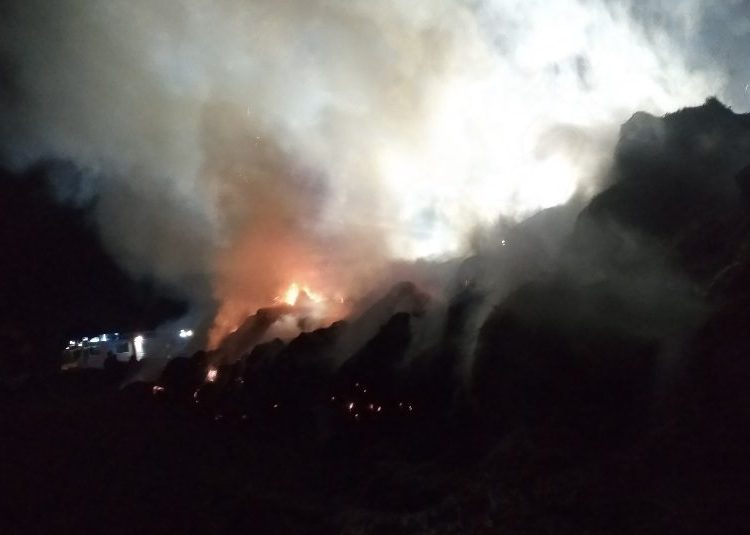 Duży pożar w Charbinie. Akcja nadal trwa