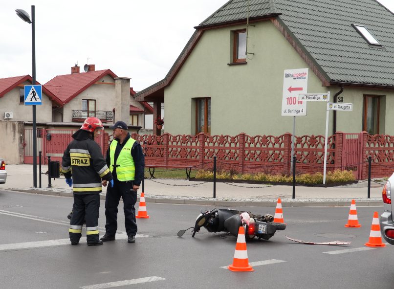 Wypadek na ul. Traugutta