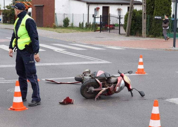 Wypadek na ul. Traugutta