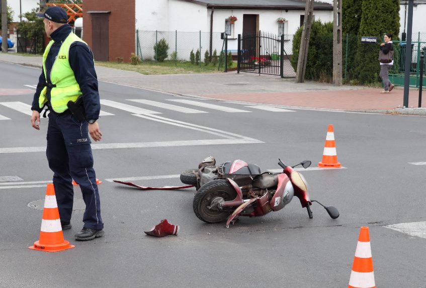 Wypadek na ul. Traugutta