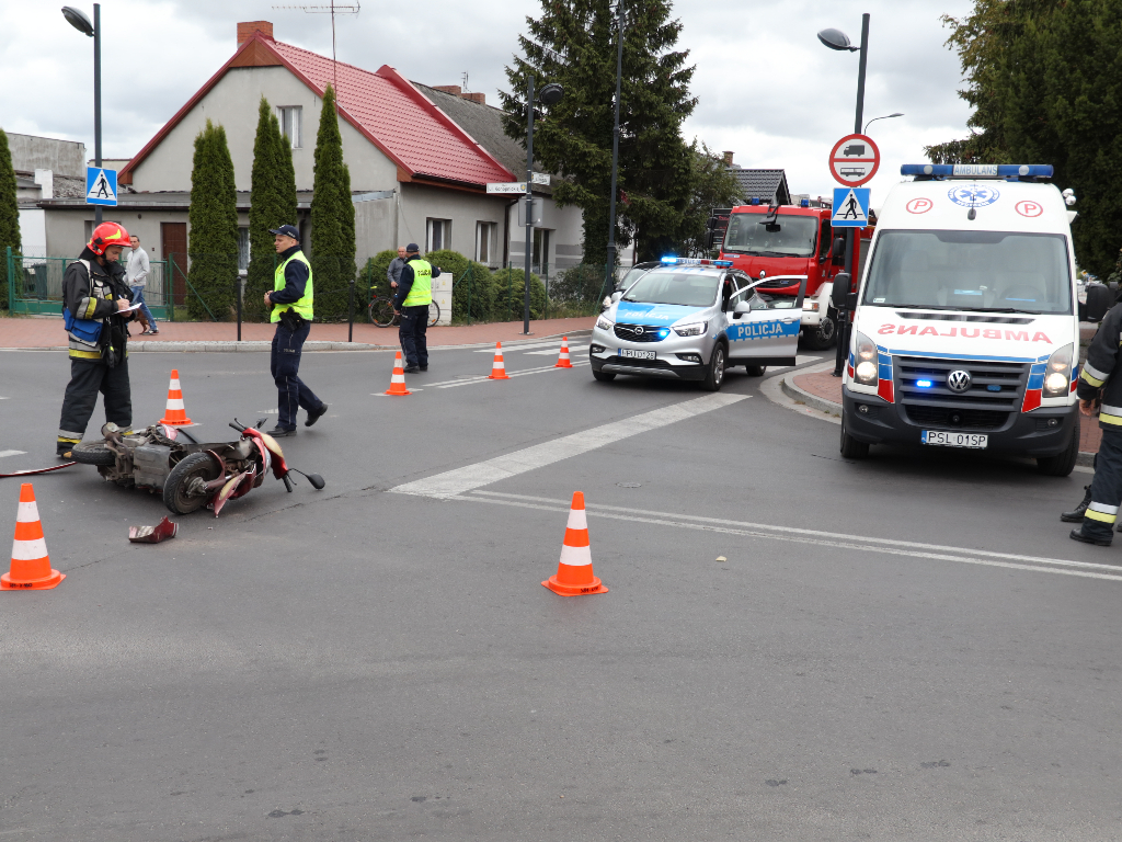 Wypadek na ul. Traugutta