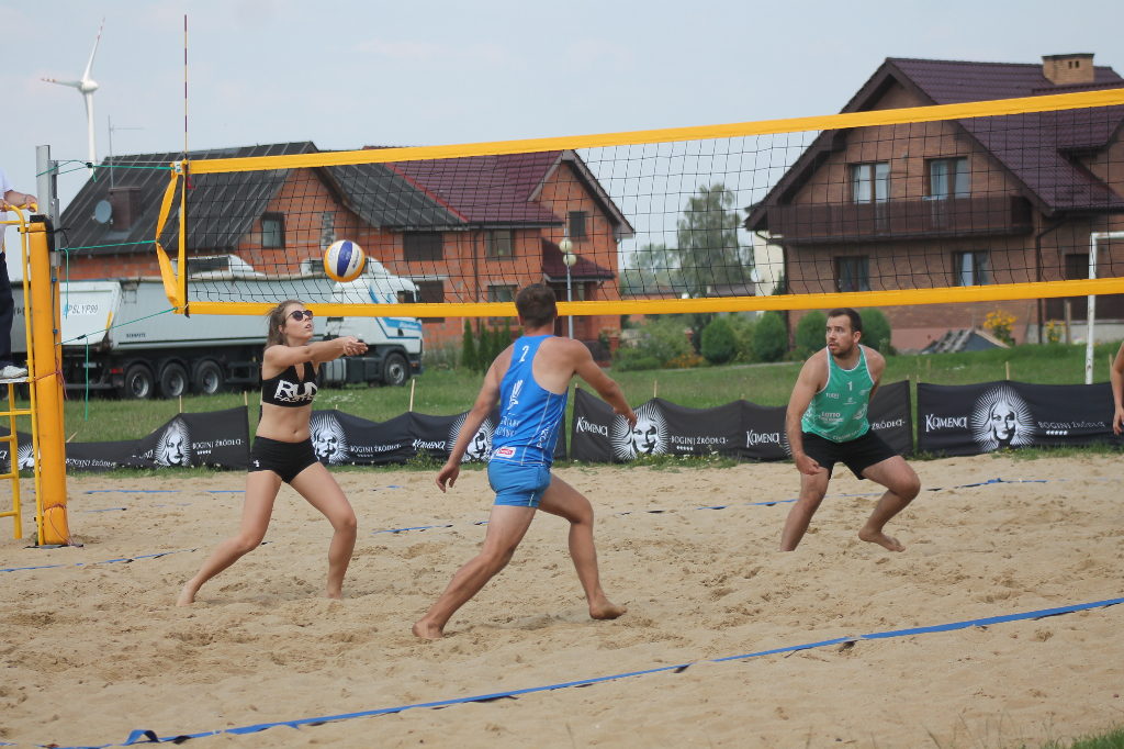 Wawrzynkowa siatkówka plażowa na fotografii