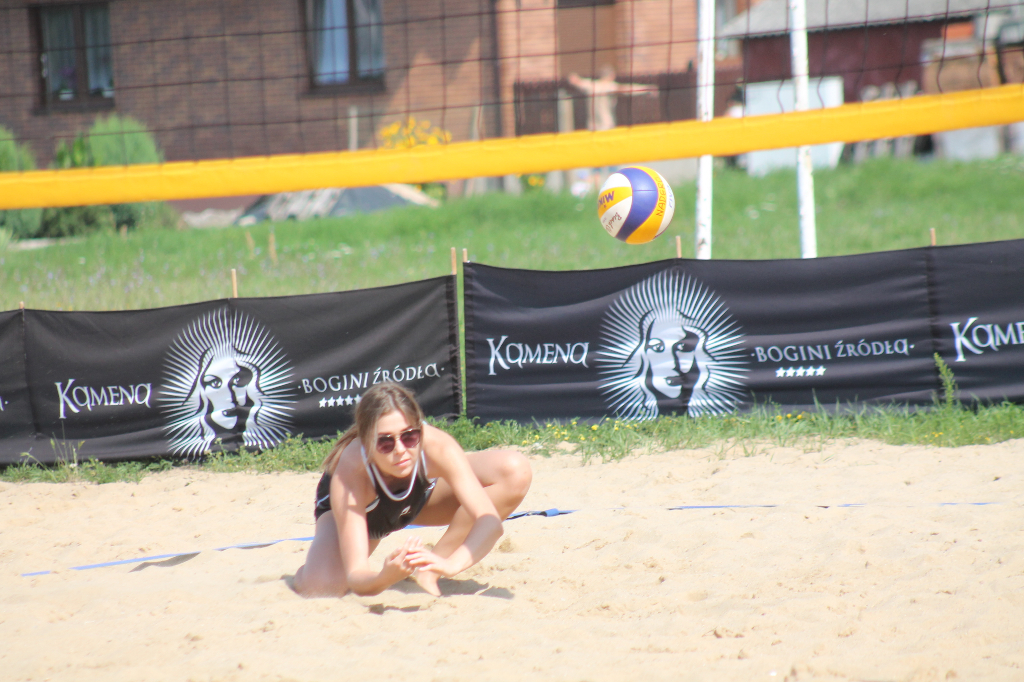 Wawrzynkowa siatkówka plażowa na fotografii