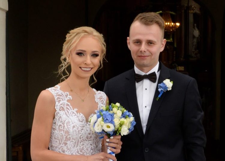 Monika i Łukasz. Życzymy samych pięknych dni!