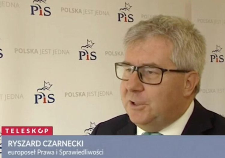 Czarnecki przyjechał do Słupcy. Zobacz relację TVP