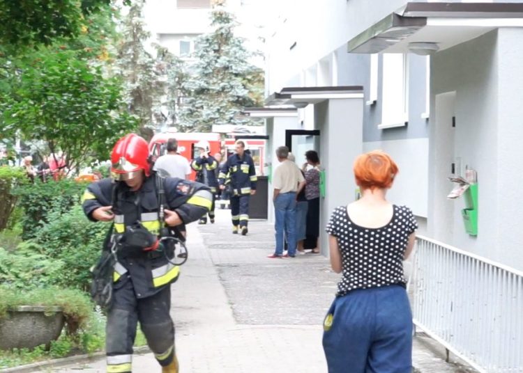 Akcja w bloku na Tysiąclecia. Zobacz film