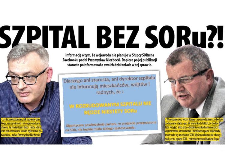 Zamieszanie wokół SORu. Starosta odpiera zarzuty
