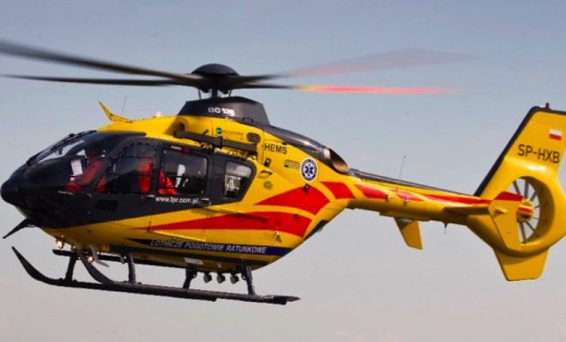 Lotnicze Pogotowie Ratunkowe zabrało poparzoną kobietę