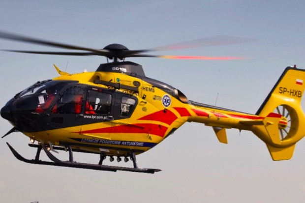 Lotnicze Pogotowie Ratunkowe zabrało poparzoną kobietę