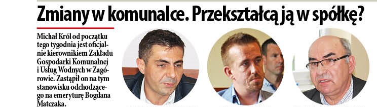 Zmiany w zagórowskiej komunalce. Przekształcą ją w spółkę?