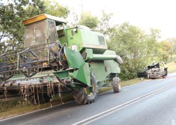 Wjechali w kombajn. Znamy stan poszkodowanych