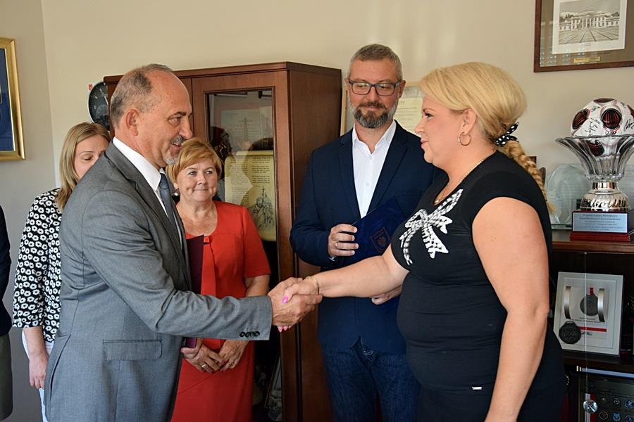 Agnieszka Wardęcka z awansem