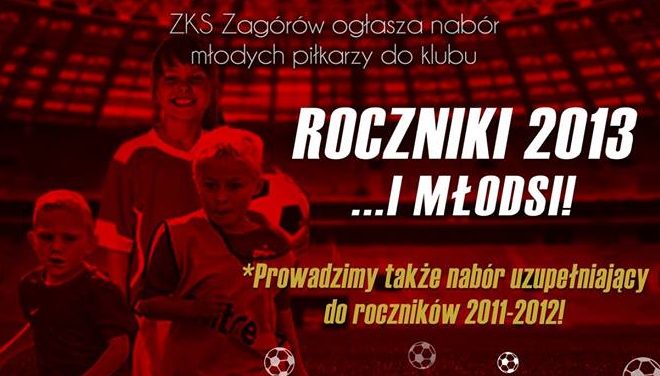Młodzi piłkarze potrzebni od zaraz!