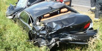 Zderzenie na K92. Ucierpiały dwie osoby