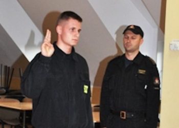 Nowy strażak złożył ślubowanie