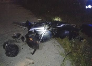 Słupczanin w ciężkim stanie po wypadku na motorze (ZDJĘCIA)