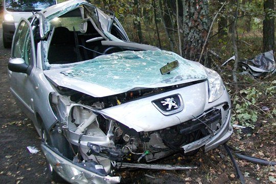 Poważny wypadek pod Zagórowem ZDJĘCIA