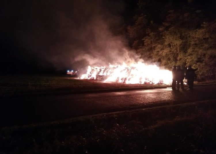 Kilka godzin walczyli z pożarem