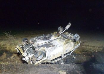 W Cieninie Kościelnym spalił się samochód