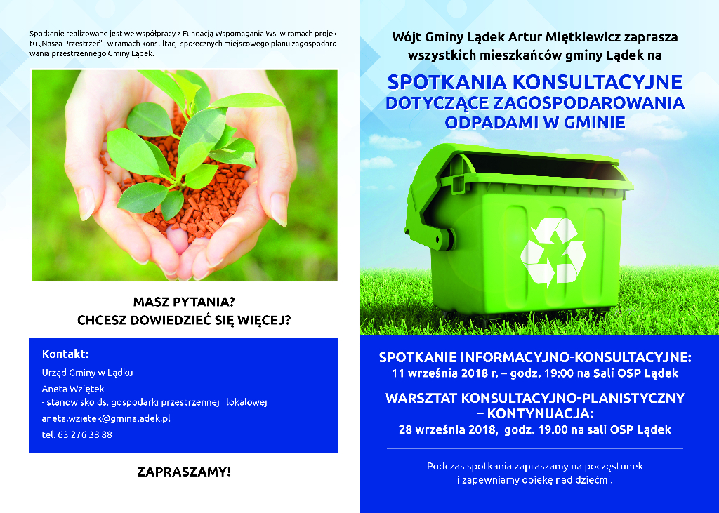 Lądek zaprasza na konsultacje