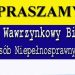 Zapraszają na Wawrzynkowy Bieg Osób Niepełnosprawnych