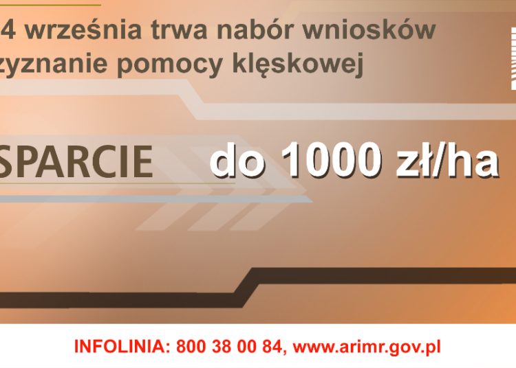 Pomoc po suszy dla rolników i rybaków