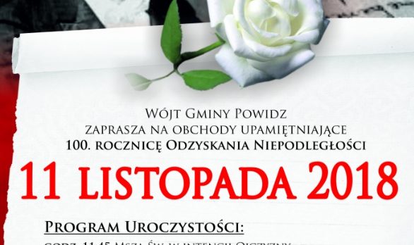 Powidz: W setną rocznicę odzyskania Niepodległości