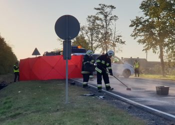 Śmierć w Rokoszu po zderzeniu z cysterną (FILM)