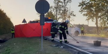 Śmierć w Rokoszu po zderzeniu z cysterną (FILM)