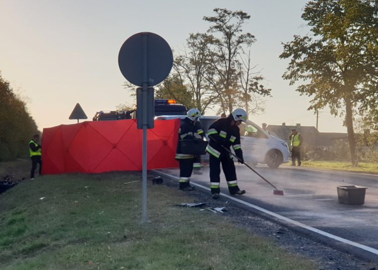 Śmierć w Rokoszu po zderzeniu z cysterną (FILM)