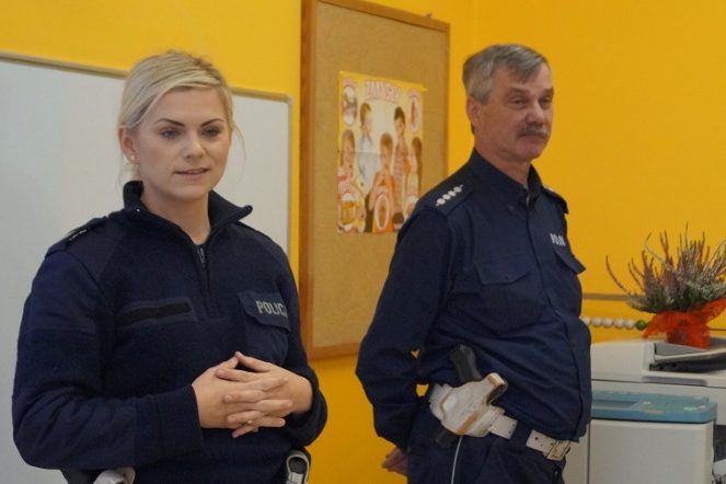 Policjanci u pierwszaków z Lądku ZDJĘCIA