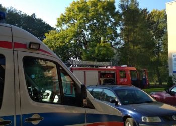 Kosewo: Karetka i straż w ośrodku