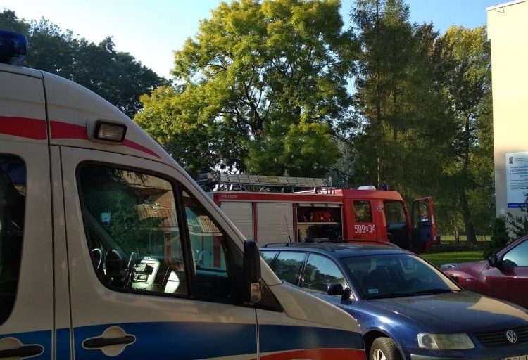 Kosewo: Karetka i straż w ośrodku