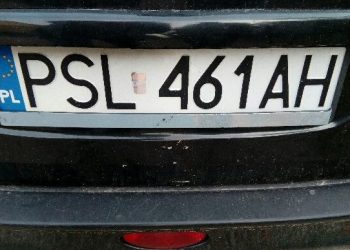 Szukamy tablicy rejestracyjnej