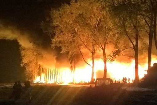 Nasi strażacy gasili wysypisko pod Łodzią