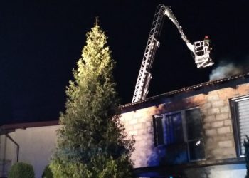 Ostrowite: W domu wybuchł pożar