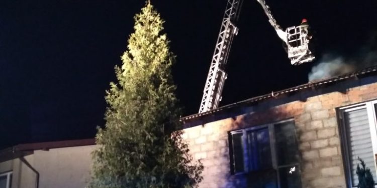 Ostrowite: W domu wybuchł pożar