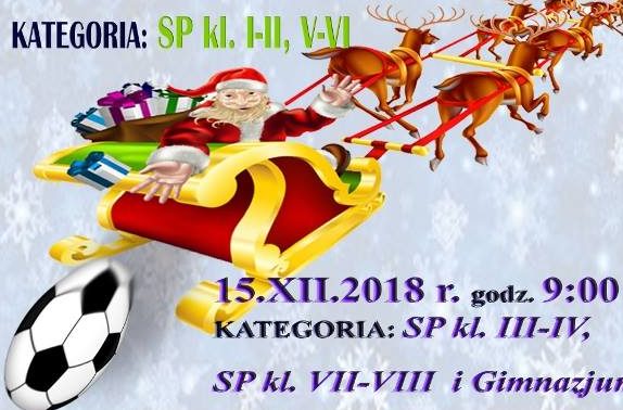 Zapraszają na mikołajkowe turnieje piłkarskie