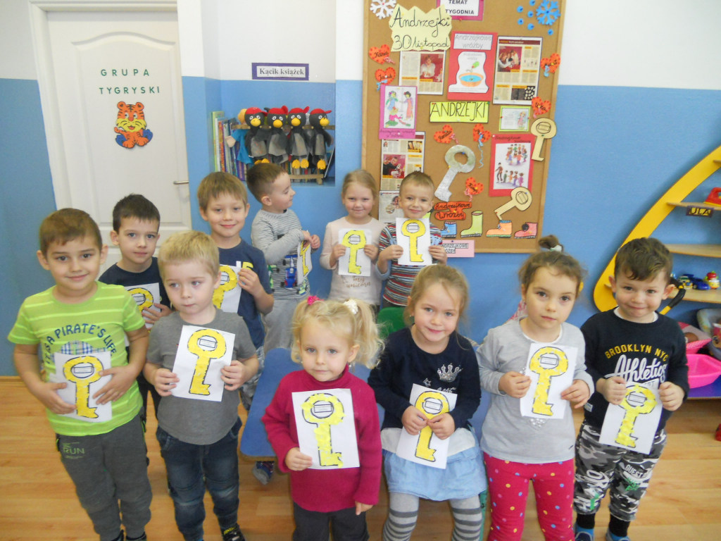 Andrzejkowy  wieczór w przedszkolu  w Młodojewie