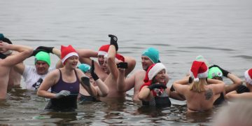 Mikołajkowe morsowanie w Słupcy