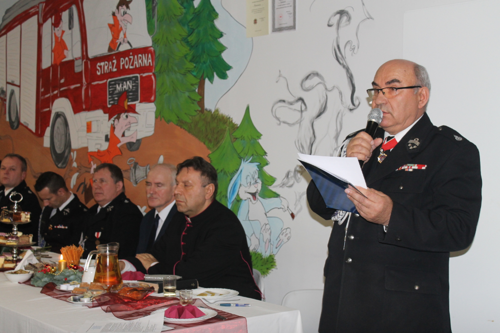 Strażacy dzielili się opłatkiem