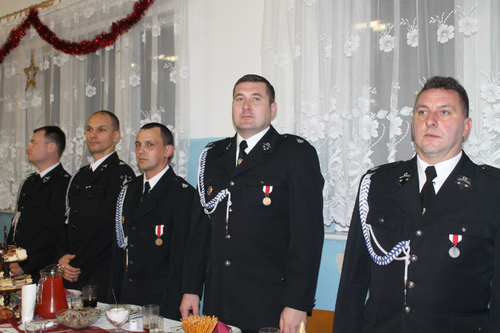 Strażacy dzielili się opłatkiem