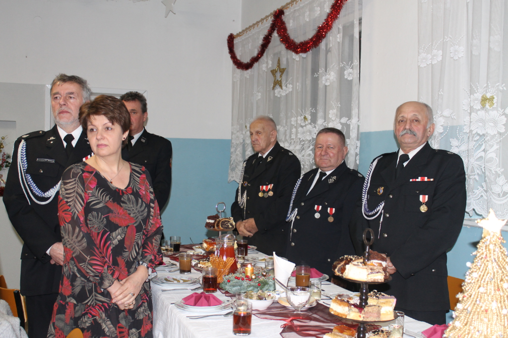 Strażacy dzielili się opłatkiem