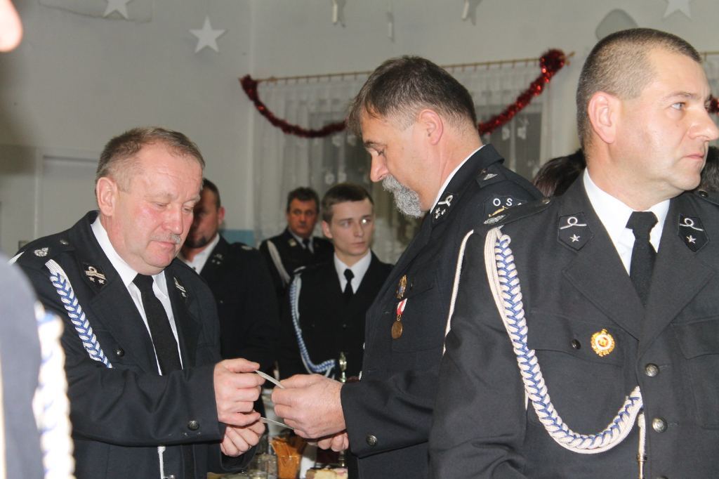 Strażacy dzielili się opłatkiem