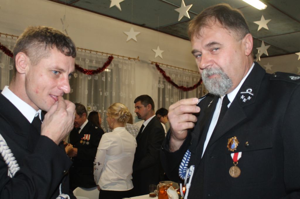 Strażacy dzielili się opłatkiem