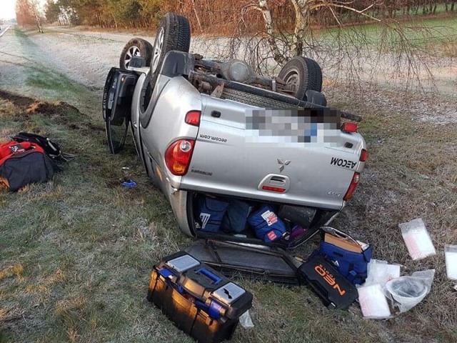 Dachowanie w Kątach. Zobacz zdjęcia