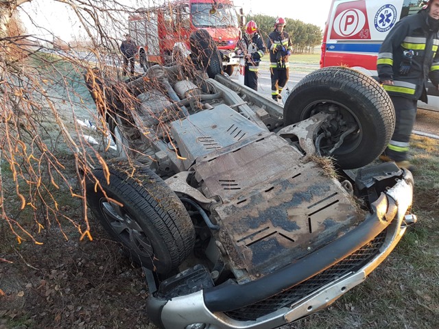 Dachowanie w Kątach. Zobacz zdjęcia