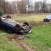 Samochód dachował w Ratyniu