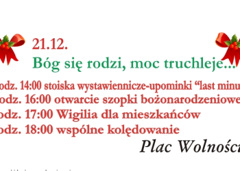 Zapraszamy na rynek. Dzisiaj moc atrakcji!
