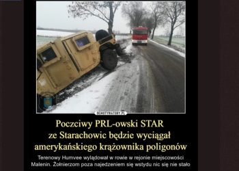 Wypadek amerykańskich żołnierzy trafił na Demotywatory